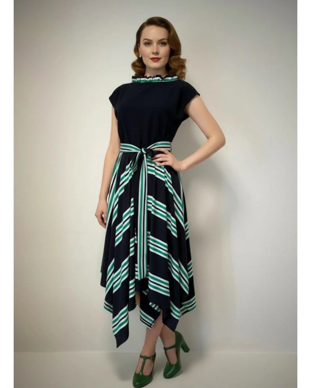 Asimetrična haljina VIRIDIANA