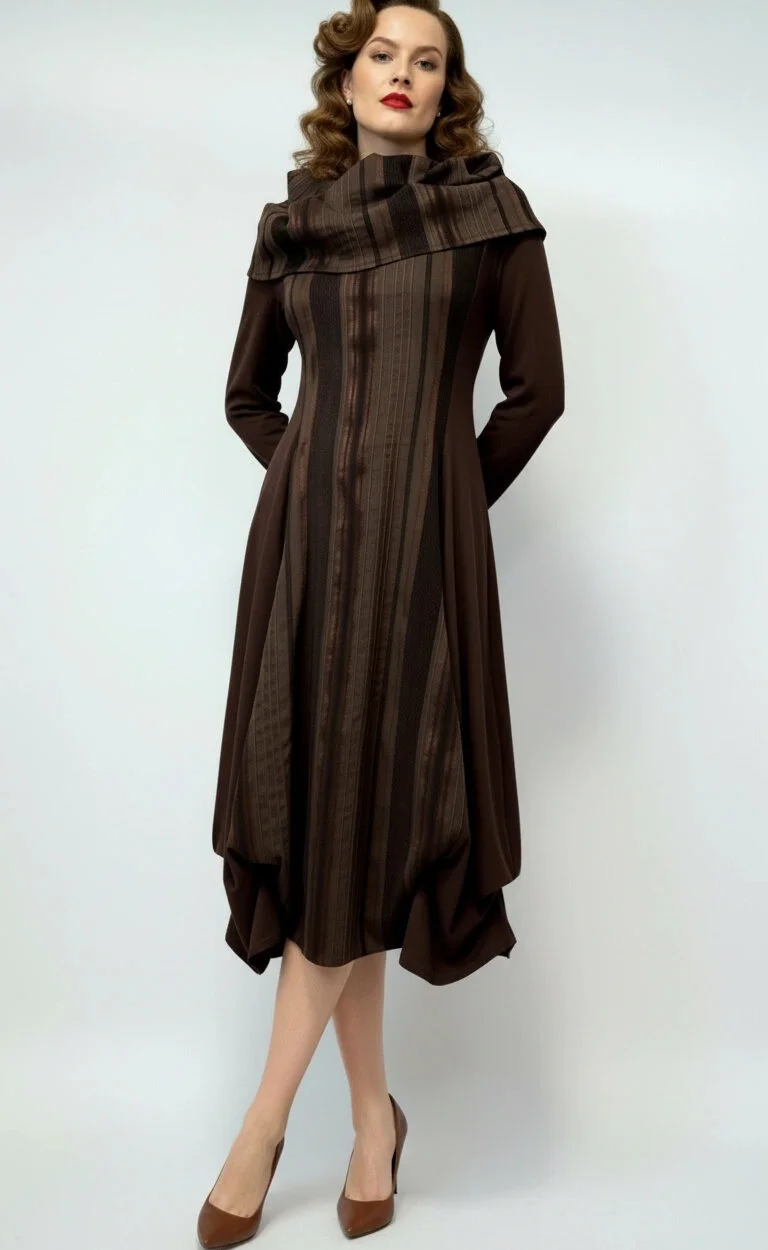 Smeđa haljina BRONYA