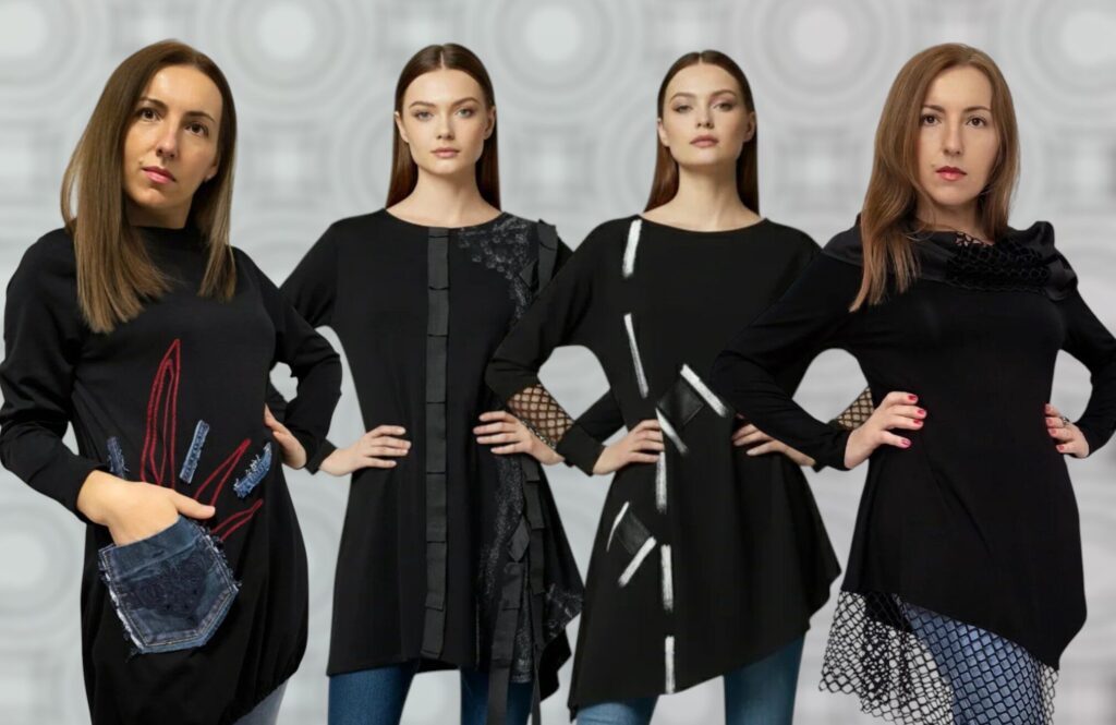 Unikatne ženske tunike Kuky Design, ručno izrađene s umjetničkim detaljima