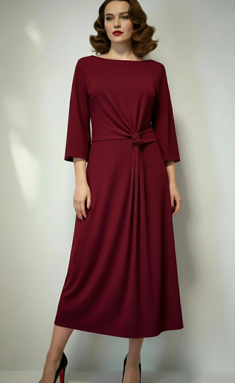 Burgundi haljina BORDEAUX